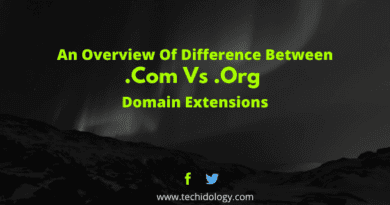 Difference Between .Com Vs .Org Domain Extensions