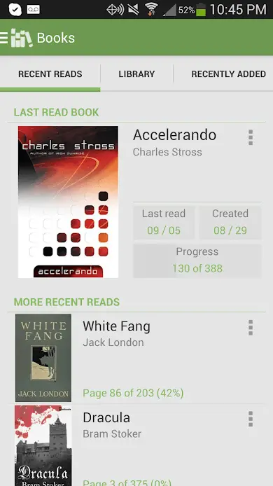 Aldiko Book Reader App
