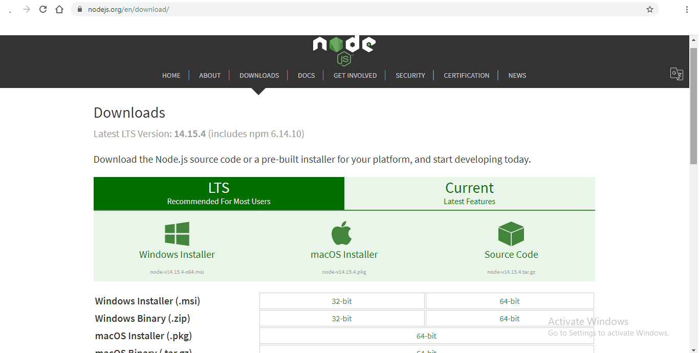 How to install Node.js?