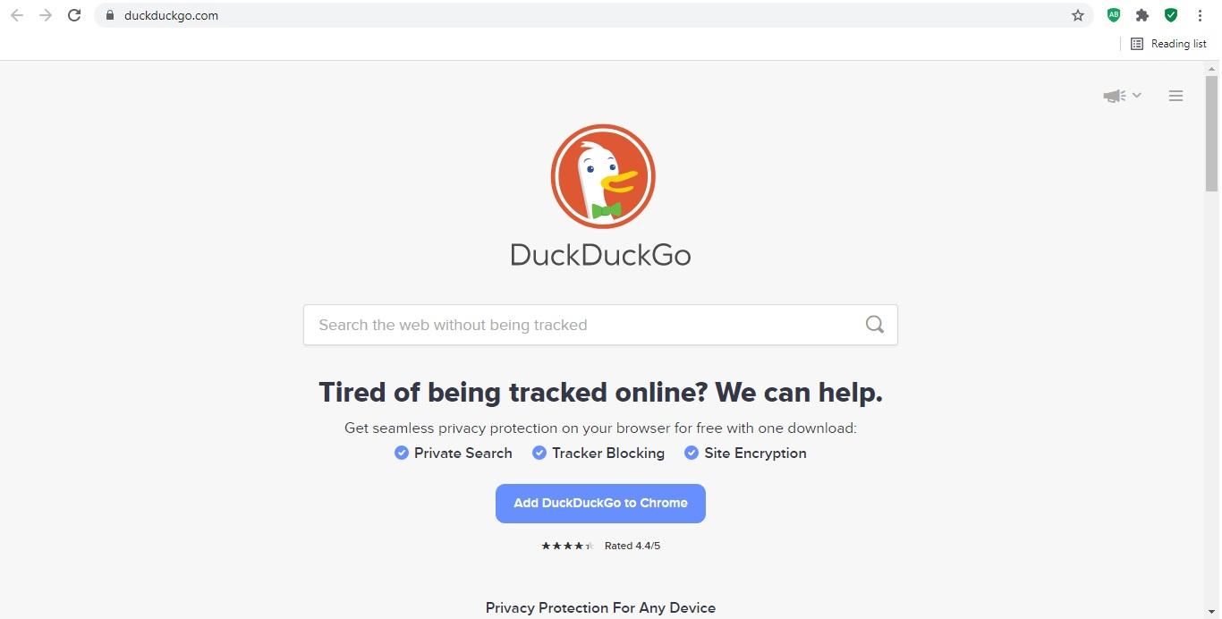 DuckDuckgo Search Engine
