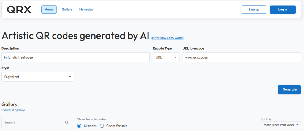 qrx codes ai