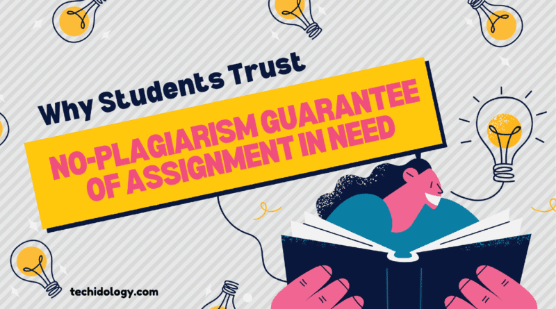 no plagiarism guarantee assignment in need