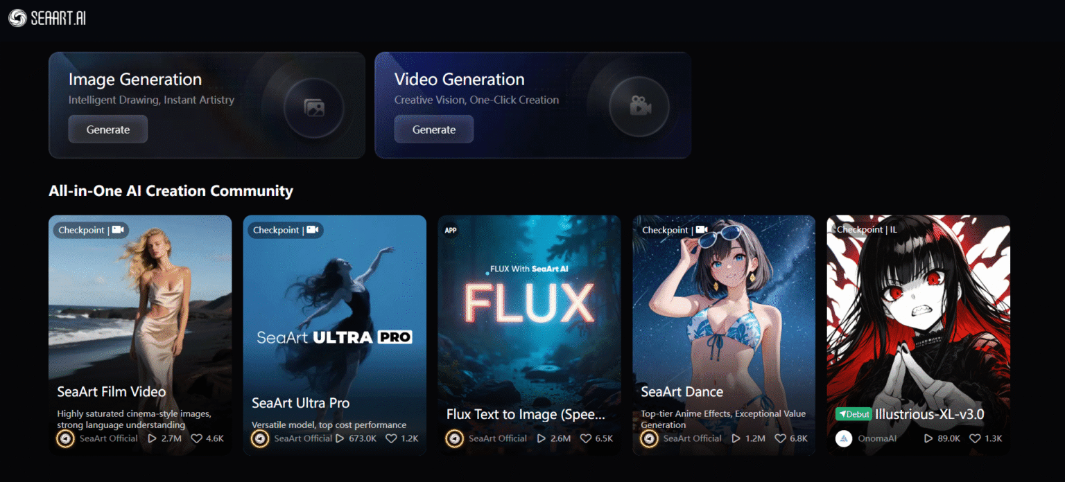 SeaArt AI Review AI Art Generator Creative Community