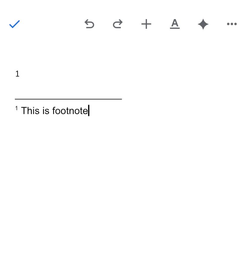 Footnotes example ios