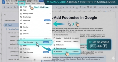 How to Add Footnotes in Google Docs