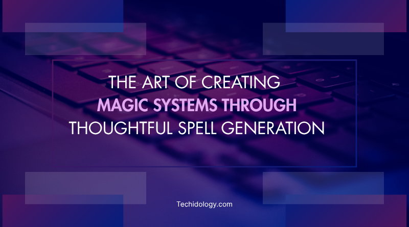 the art of creating magic systems through thoughtful spell generation