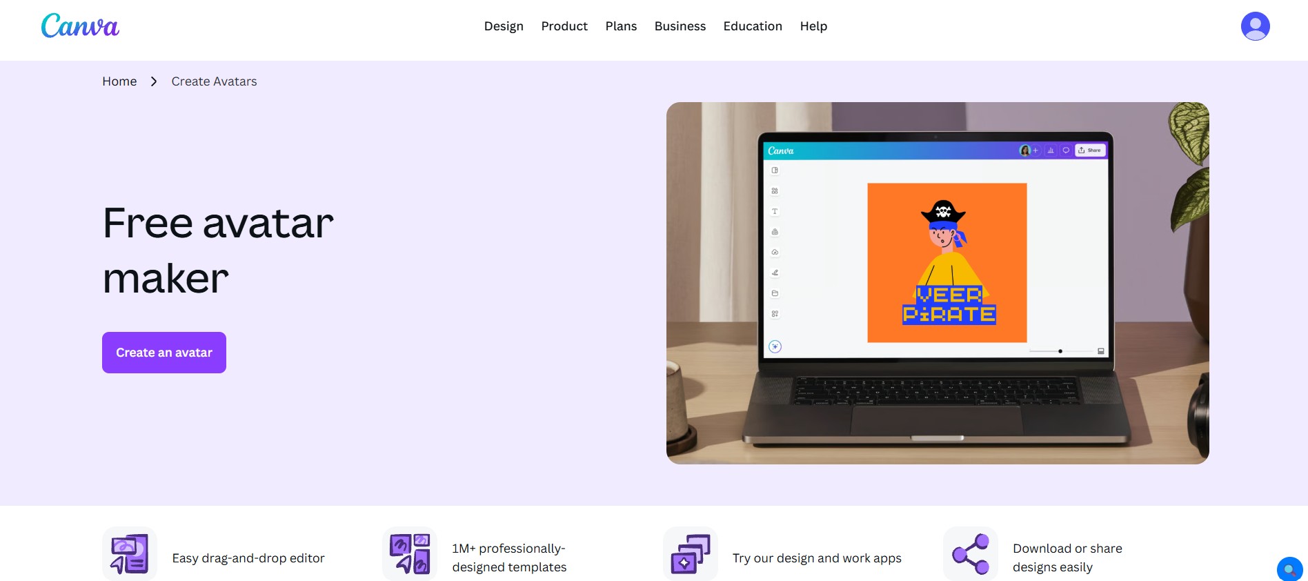 canva avatar generator