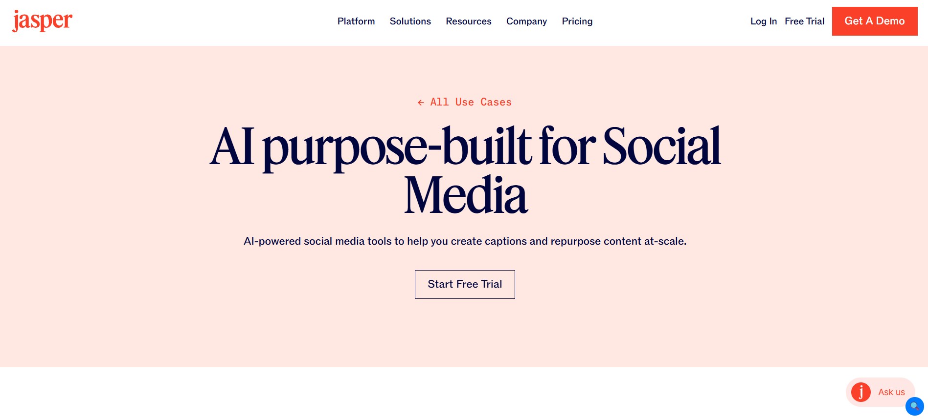 jasper social media mode